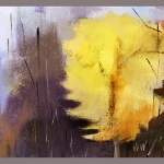 WW Yellow Tree Abstract